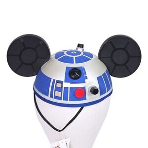 Disney Star Wars R2D2 Mickey Mouse Ears Hat Headband Authentic Disney Parks New